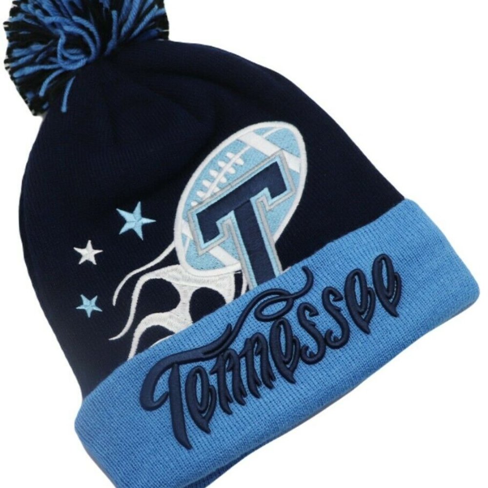 Tennessee Premium Colossal Cuffed Pom Beanie